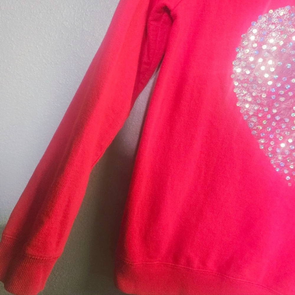 Hard Candy Sequin Heart Sweatshirt - Picture 3 of 6